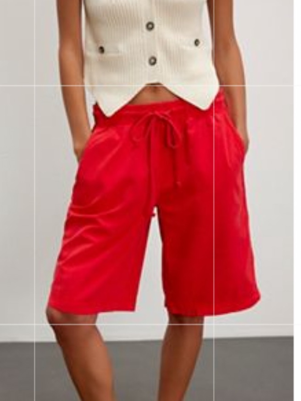 Sold out! Free People Saylor Pull On Shorts Size XS Fiery Red